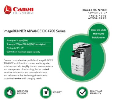 Brochure Canon IR Advance DX 4745