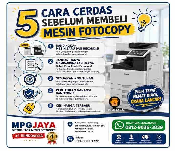 Harga Mesin Fotocopy